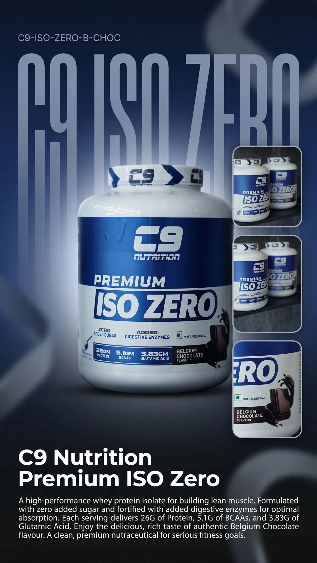 C9 Nutrition Premium ISO Zero 2kg