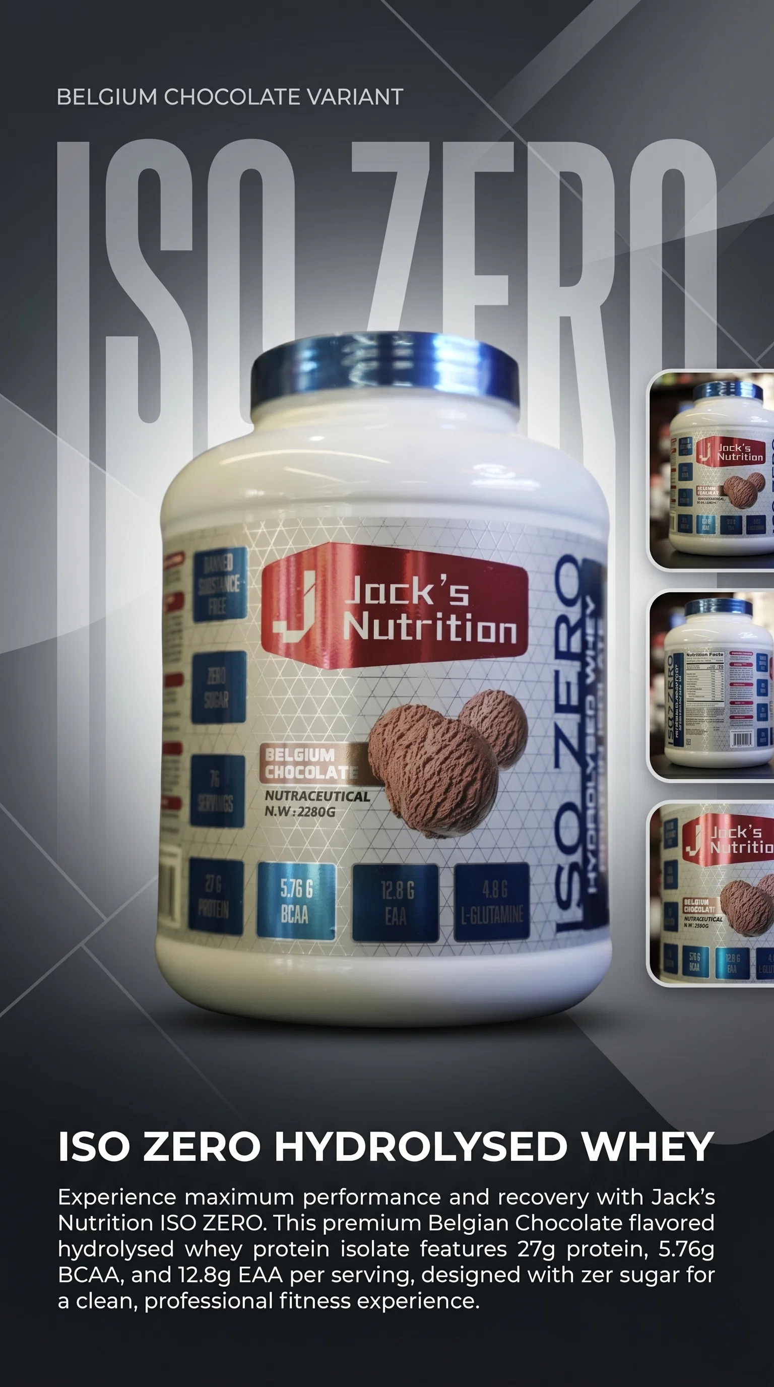 Jack's Nutrition ISO ZERO 2.28kg